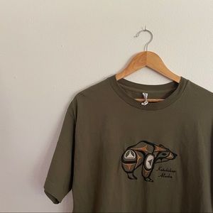 Vintage embroidered Alaska T-shirt XL